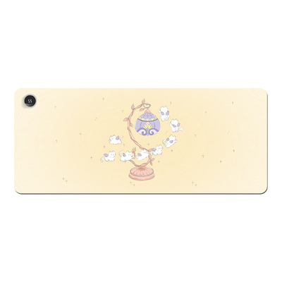 可爱小熊加热鼠标垫超大桌面文艺极简ins保暖学生宿舍桌垫男女生暖手防水书桌垫办公室冬季发热笔记本键盘垫