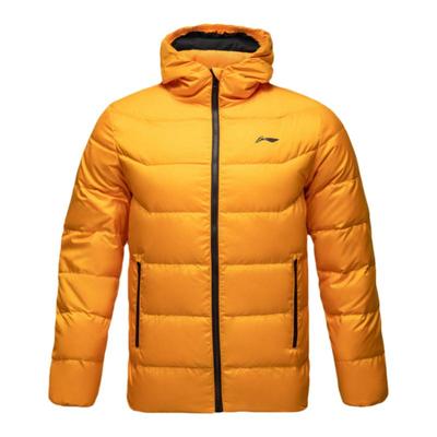 李宁短款羽绒服男士新款运动时尚系列男子白鸭绒保暖外套AYMQ569