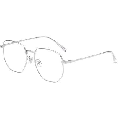 大框纯钛近视眼镜男女同款显脸小