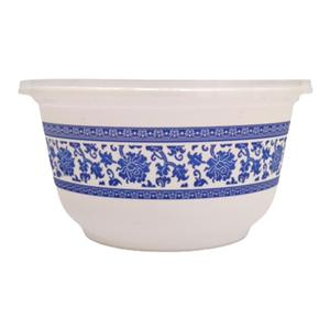 一次性塑料碗青花碗硬型中式风碗家用商用食品级材质外卖打包碗