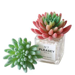 仿真多肉植物假花ins北欧小盆栽组合现代简约书架桌面装饰摆设件