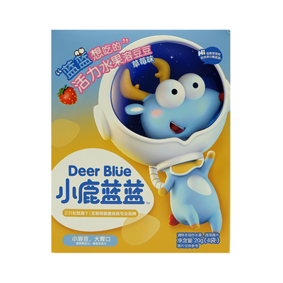 小鹿蓝蓝溶豆添加益生菌