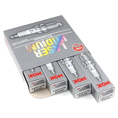 NGK铱铂金火花塞4支装
