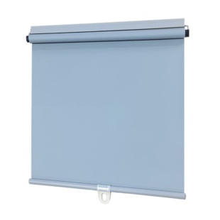 吸盘式阳台遮阳帘免打孔窗户防晒隔热窗帘遮光帘弹簧卷帘自动回弹