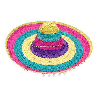 万圣节舞会装扮草帽墨西哥帽子