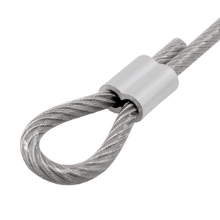 钢丝绳压制圆孔铝套单孔铝夹头锁扣圆形铝卡子1/2/3/4/5/6/8/10mm