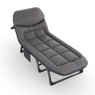 软垫折叠床单人床躺椅午休床办公室午睡沙发床单人简易行军床两用