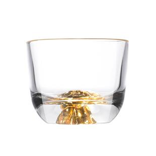 藏金杯观山杯手握金山高端茶具主人杯功夫茶家用玻璃茶杯一架6杯