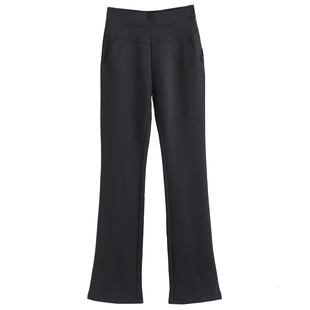 直筒长裤女高腰显瘦女裤2026新款春秋薄款弹力裤子垂感休闲西装裤