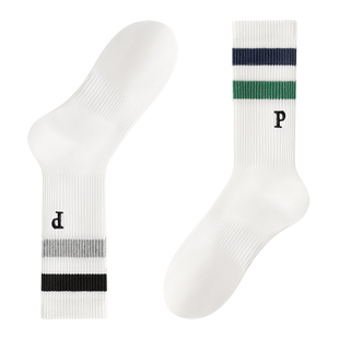 袜子男款春夏季中筒袜男生纯棉防臭学生白吸汗青少年运动男士长袜