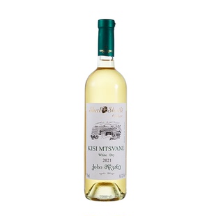 格鲁吉亚白葡萄酒奇西Kisi姆茨瓦涅Mtsvane干白混酿一闻惊人750ml