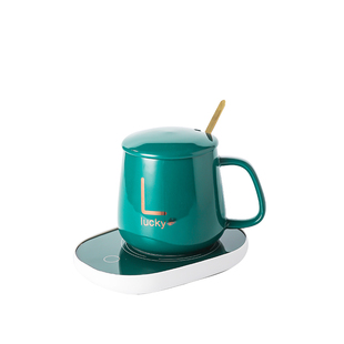 暖暖杯55度恒温加热陶瓷马克杯子礼盒套装开业促销小礼品logo定制