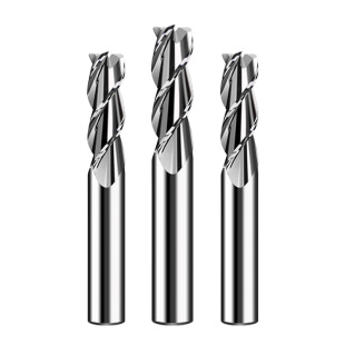 铝用铣刀高光圆鼻刀r0.3R0.2cnc数控专用3刃球头牛鼻钨钢立铣刀具