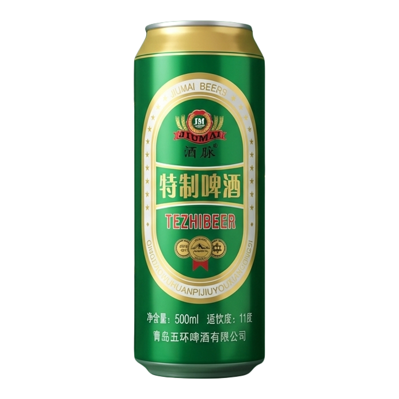 青岛精酿小麦啤酒11度12罐500ml