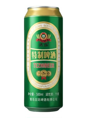 青岛精酿小麦啤酒11度12罐500ml