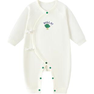 【清仓】babylove新生儿连体衣纯棉秋婴儿哈衣初生宝宝和尚服