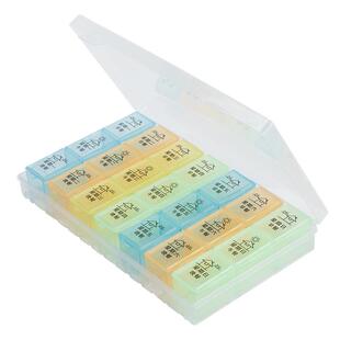 随身早午晚小药盒便携式一周星期7天大容量日式旅行分装收纳保健