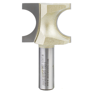 雅登刀具木工半圆刀雕刻机修边1/2半圆角台面修R边正半圆弧形铣刀