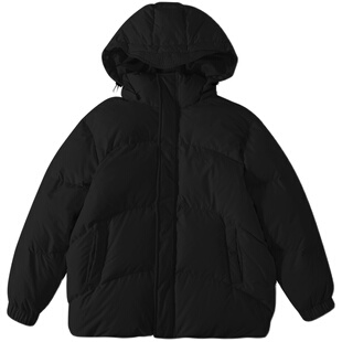 LR MADE 23AW Teflon™三防 90白鸭绒可拆连帽保暖面包羽绒服外套