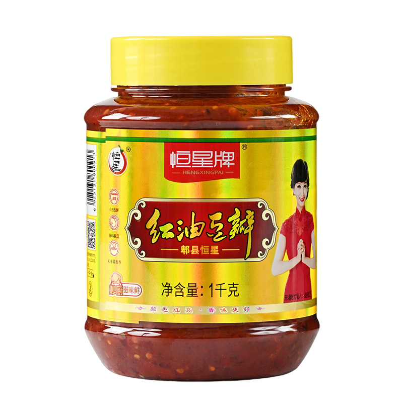 恒星牌炒菜专用1kg*1瓶豆瓣酱