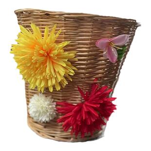 采菊东篱下背篓竹编背篓舞蹈道具儿童古典舞跳舞艺考剧目道具竹篓