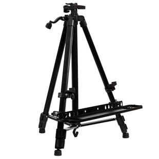 青竹画架美术生专用支架式画板支架便携式画板架折叠画架儿童画板铝合金画架套装油画架子画画架子户外写生