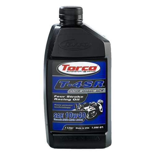 TORCO托库 T4SR 10W40高性能摩托车酯类全合成机油 MPZ抗磨保护