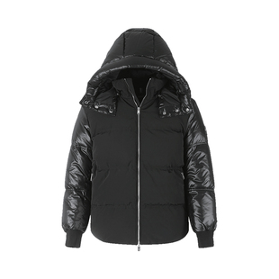 【自营】Hugo Boss雨果博斯男士鸭绒连帽羽绒服夹克外套 50499800