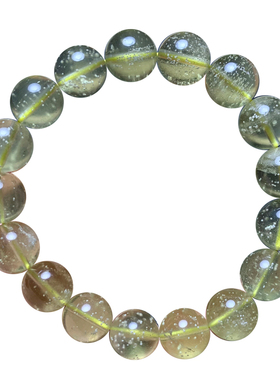 天然利比亚雪花陨石手链礼物情侣