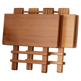 折叠桌正方形吃饭桌子免安装餐桌可折叠小桌子出租屋家用便携式