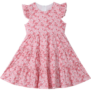 女童连衣裙2026新款洋气夏装中大童棉布裙子小女孩夏季碎花公主裙