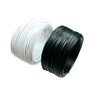 扎丝绑丝包皮铁丝包胶包塑环保电缆扎线塑料葡萄电镀铁锌扎丝包邮