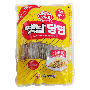 韩国进口不倒翁粉条500g袋装韩式杂菜用红薯地瓜粉条筋道粉丝