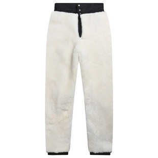 冬季羊毛内胆皮毛一体棉裤男羊皮中老年加绒加厚真皮保暖防寒皮裤