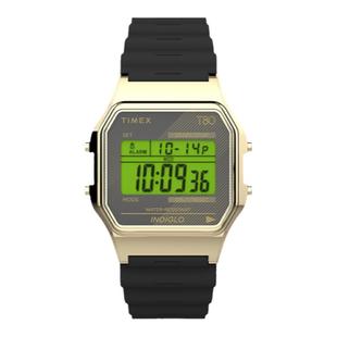 TIMEX天美时T80系列复古小方块电子男女生情侣款手表节日礼物