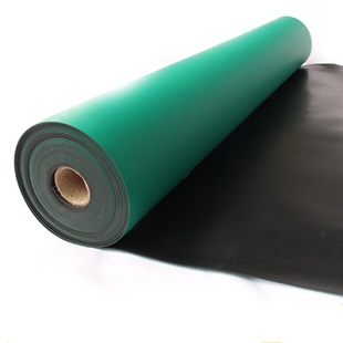 防静电台垫防滑耐高温橡胶垫绿色胶皮桌布工作台垫实验室维修桌垫