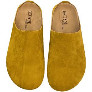 舒适休闲鞋厚底包头半拖鞋丑萌勃肯鞋乐福鞋秋冬外穿软底单鞋女鞋