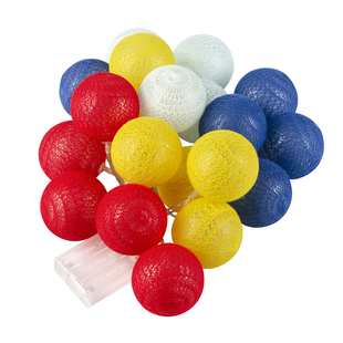 线球灯串节日装饰灯ins少女女孩房间布置童话世界儿童帐篷led彩灯