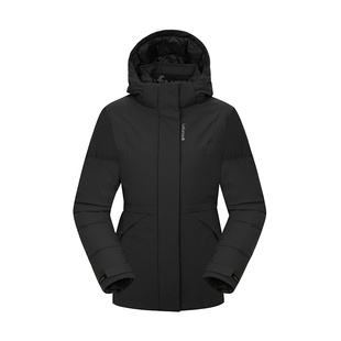 LAFUMA乐飞叶户外24秋冬新品运动防泼水蓄热羽绒服女鹅绒短款外套