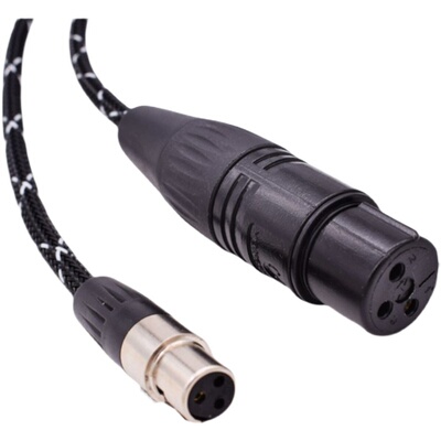 声卡音频线卡侬镀金麦克风48V