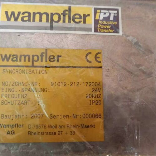 议价德国稳孚勒WAMPFLER 91012-212-172004