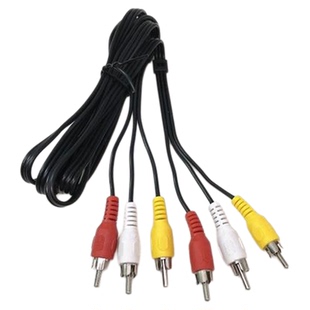 视频线1.5米音视频传输线AV接头RCA莲花头采集卡DVD录像机机顶盒