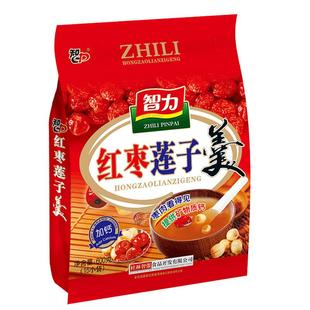 智力红枣莲子羹616g加钙藕粉早餐小袋装女性女士美丽容颜营养食品