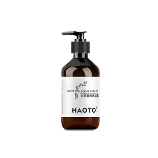 HAOTO白茶香型酒店专用洗发水沐浴露大桶分瓶装宾馆名宿洗浴中心