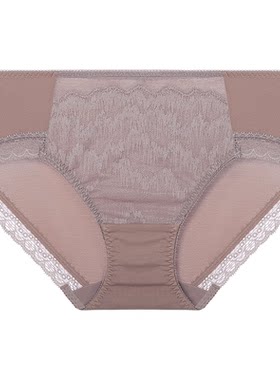 华歌尔蕾丝中腰三角裤内裤女
