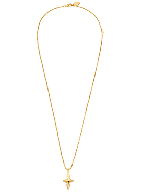 链界LIJII十字星小众金色项链