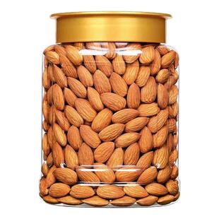 新货巴旦木仁500g罐装盐焗大颗粒坚果仁炒货年货去壳非奶香味杏仁