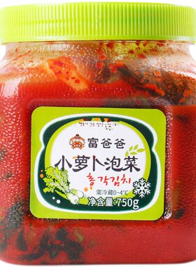 富爸爸泡菜酱腌小萝卜750g瓶