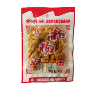 柏杨豆干恩施利川特产开袋即食办公室零食厂家直销土家豆腐干30克