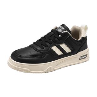 森马男鞋冬季百搭欧洲站平板鞋运动休闲加绒保暖棉鞋男士皮鞋潮鞋